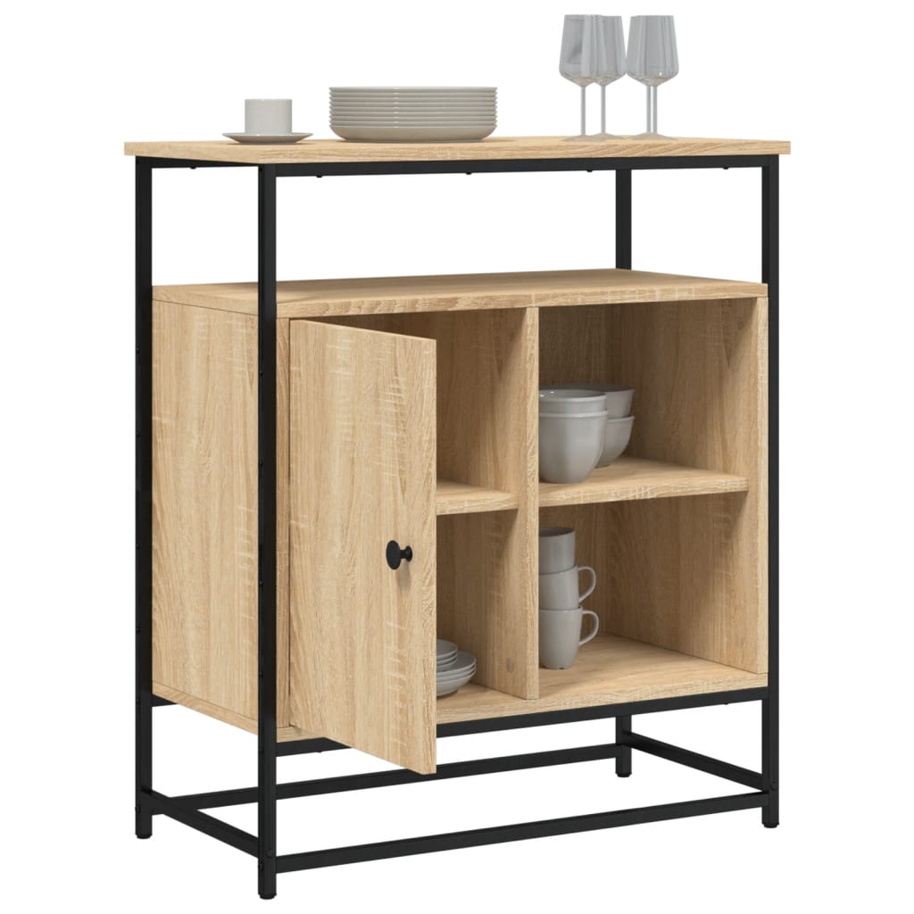 Sideboard, sonoma oak, 69x35x80cm, engineered wood