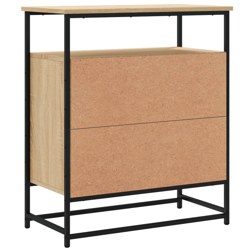 Sideboard, sonoma oak, 69x35x80cm, engineered wood