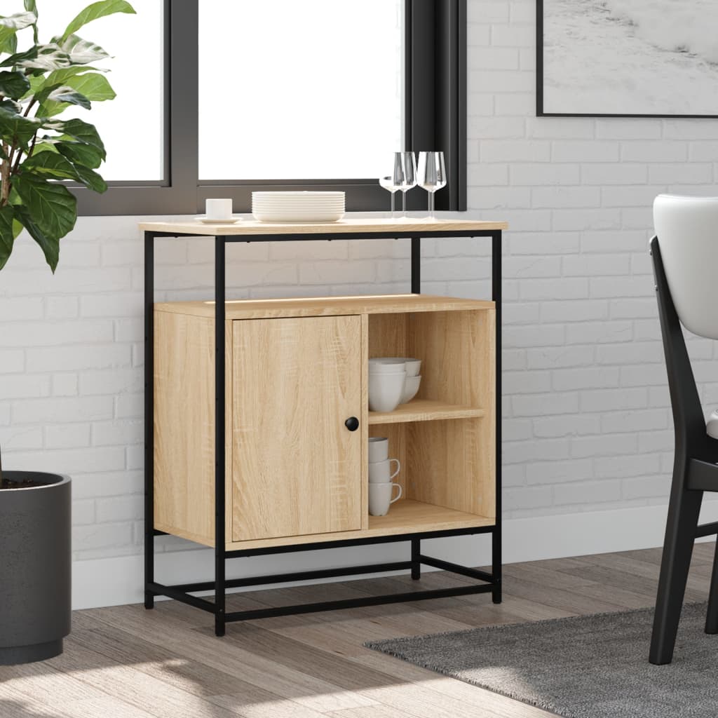 Sideboard, sonoma oak, 69x35x80cm, engineered wood