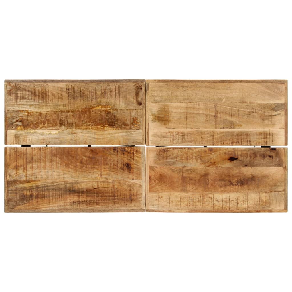 Bāra galds, 150x70x107cm, mango koks un dzelzs
