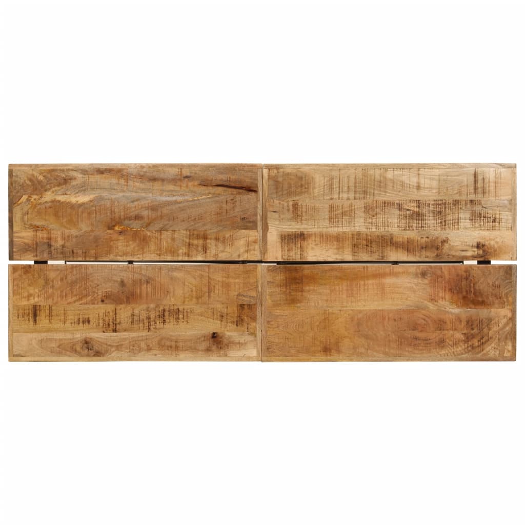 Bāra galds, 180x70x107cm, masīva mango koksne un dzelzs