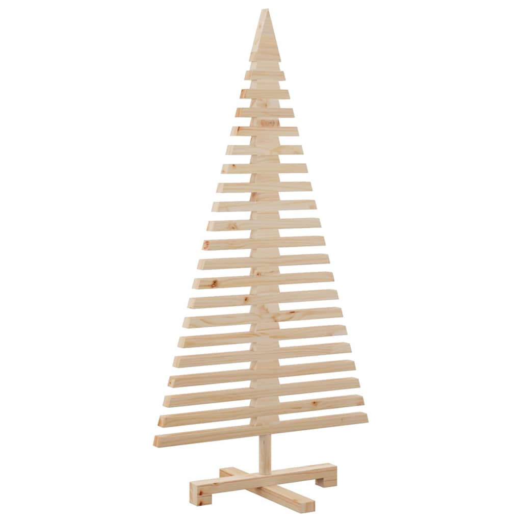 Wooden Christmas tree, 120cm, solid pine wood