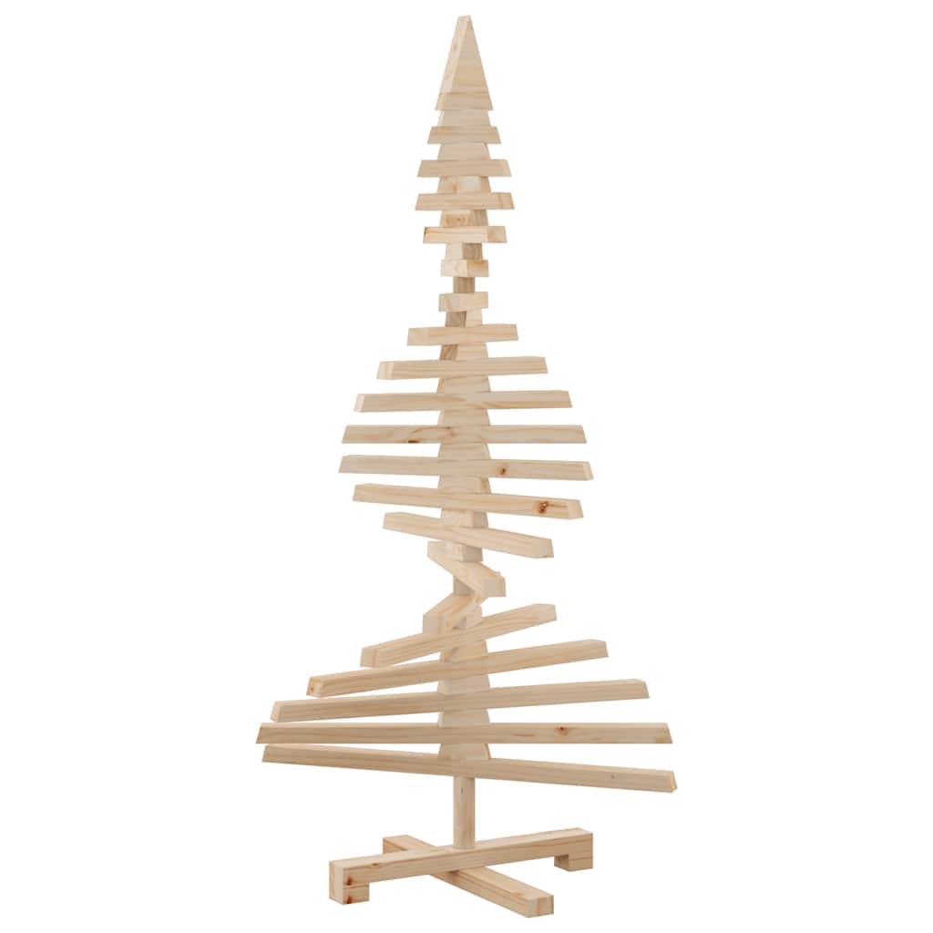 Wooden Christmas tree, 120cm, solid pine wood
