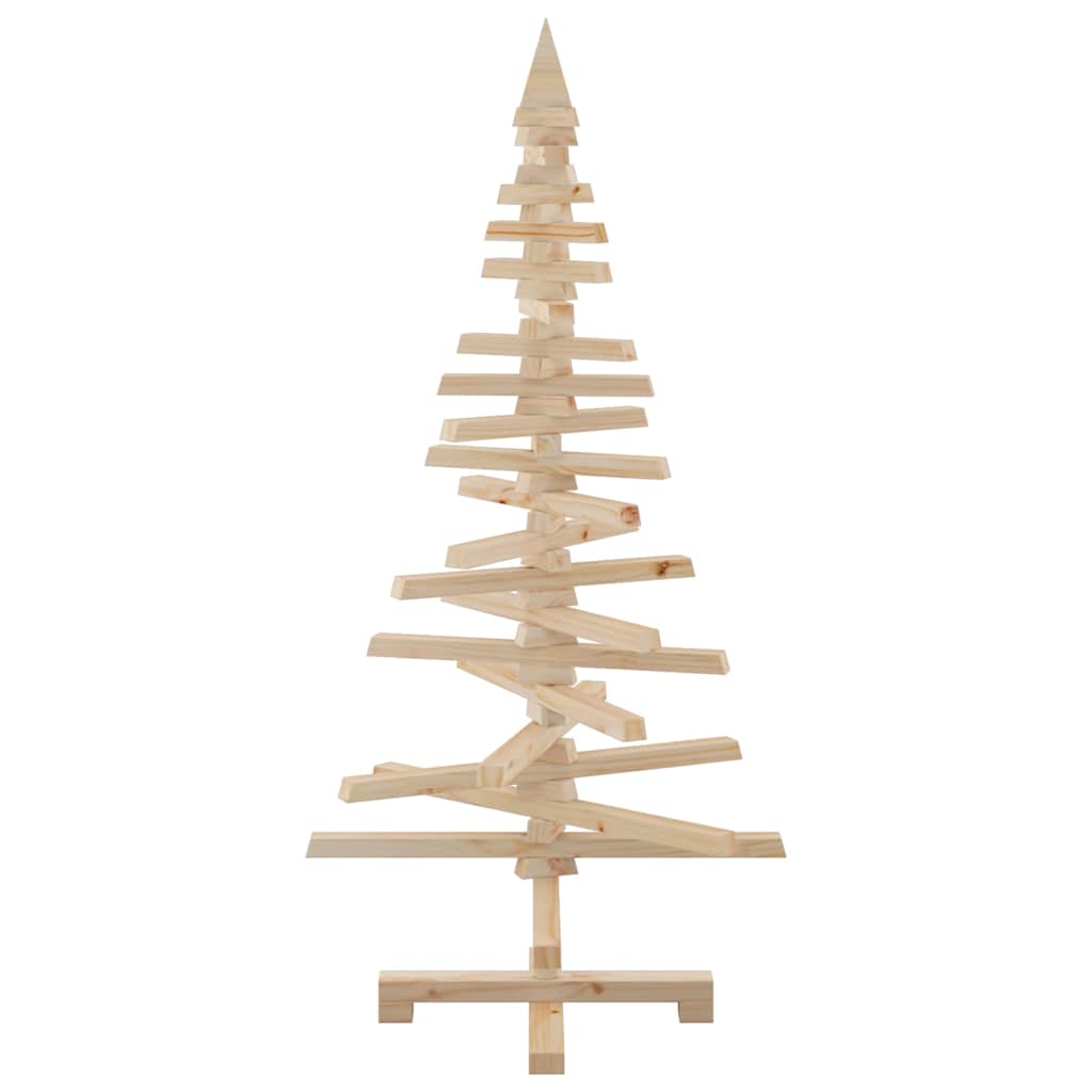 Wooden Christmas tree, 120cm, solid pine wood