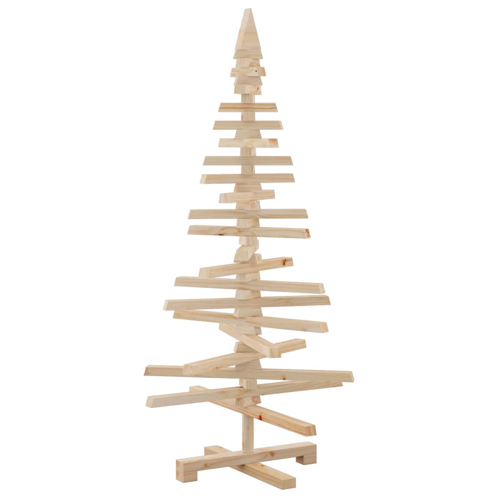 Wooden Christmas tree, 120cm, solid pine wood