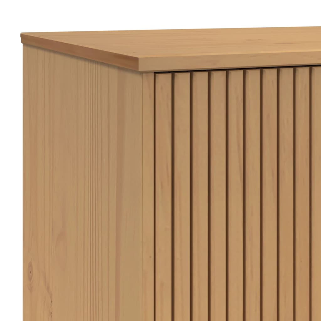 Sānu skapītis OLDEN, brūns, 114x43x73,5cm, priedes masīvkoks