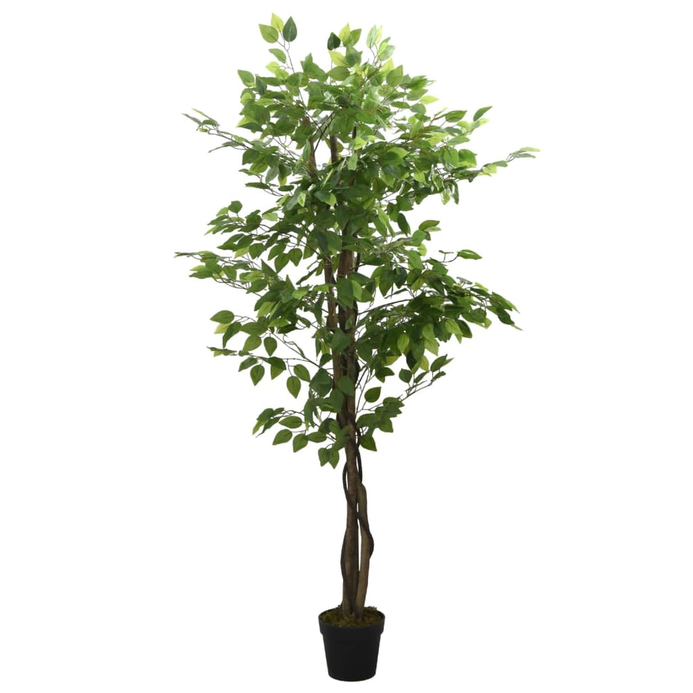 Artificial ficus, green, 80 cm, 378 leaves