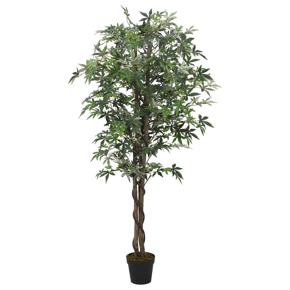 Artificial maple, green, 150cm, 504 leaves