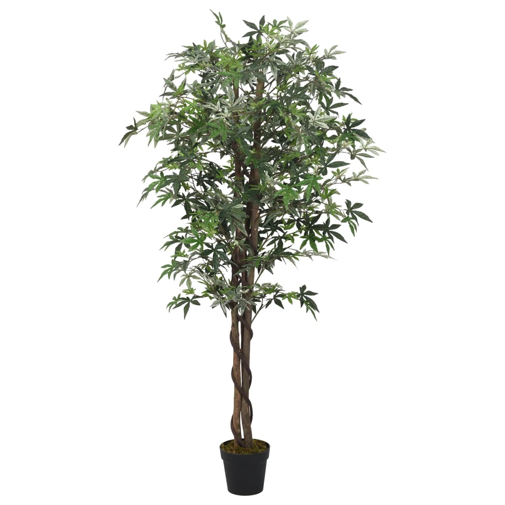 Artificial maple, green, 150cm, 504 leaves