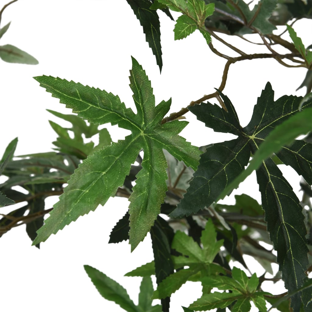 Artificial maple, green, 150cm, 504 leaves
