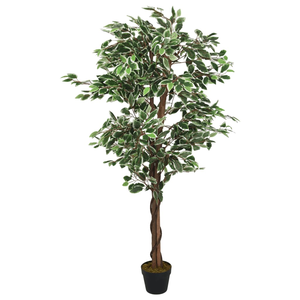 Artificial ficus, green, 150cm, 756 leaves
