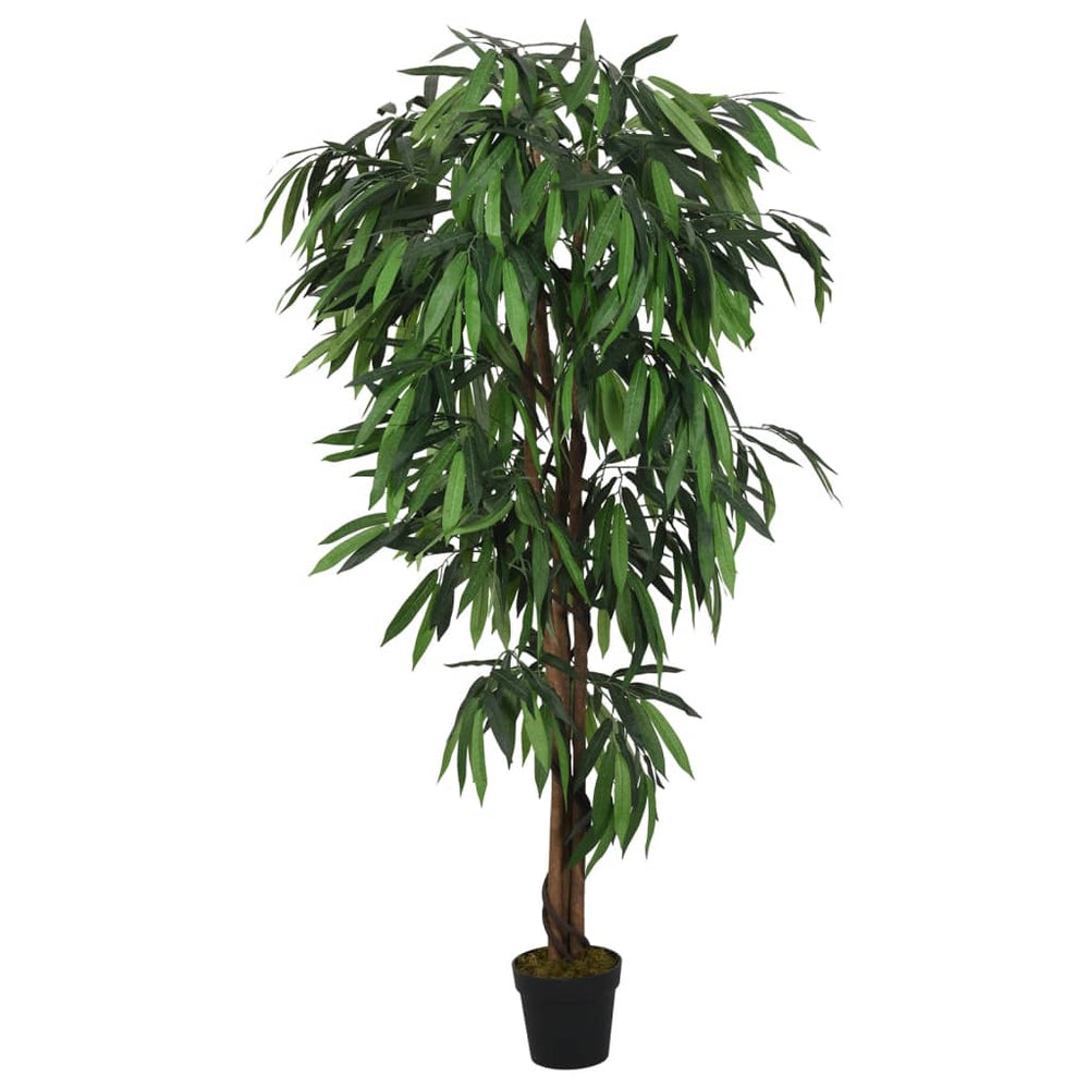 Artificial mango tree, green, 200 cm, 1050 leaves