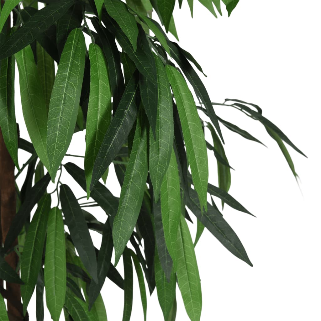 Mākslīgais mango koks, zaļā krāsā, 200 cm, 1050 lapas