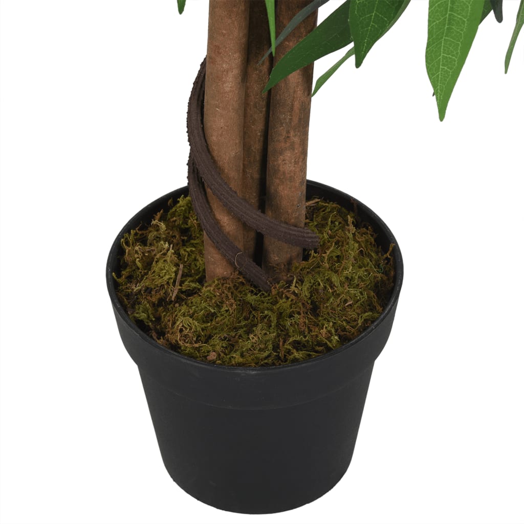 Mākslīgais mango koks, zaļā krāsā, 200 cm, 1050 lapas