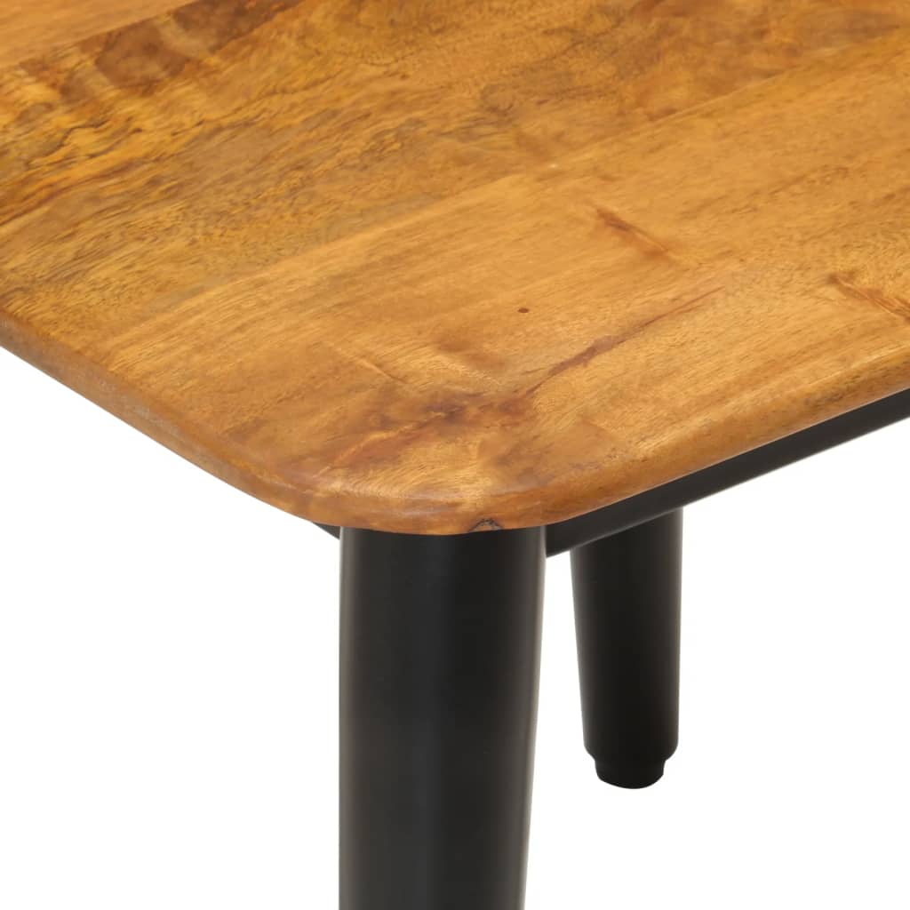Kavos staliukas, 45x45x40cm, mango medienos masyvas ir geležis