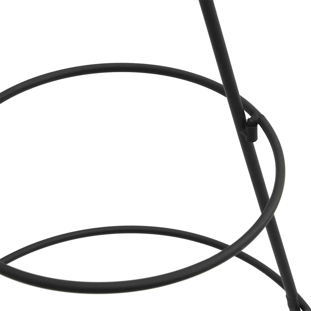 Metalinė Kalėdų eglutė, MEADOW ARCTIC, juodos spalvos, 125cm.