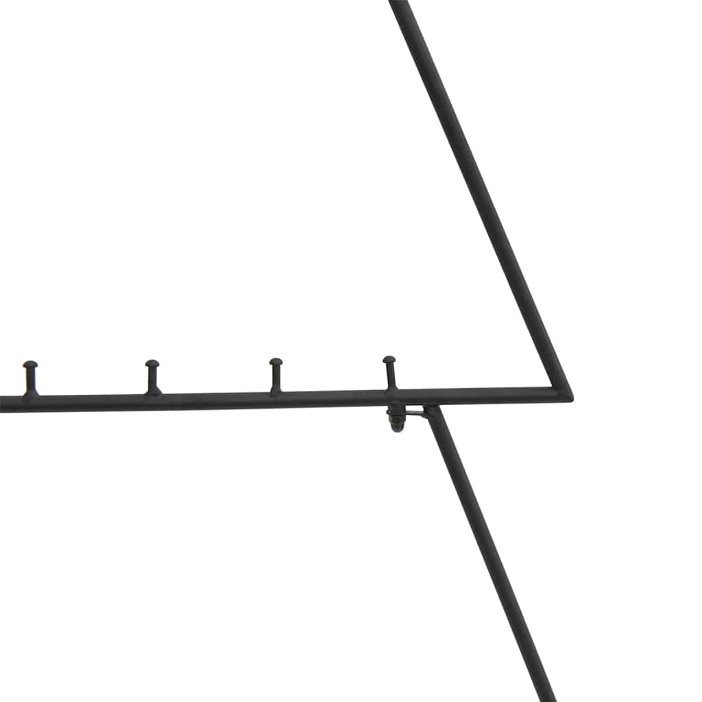 Metal Christmas tree, MEADOW ARCTIC, black, 125cm.