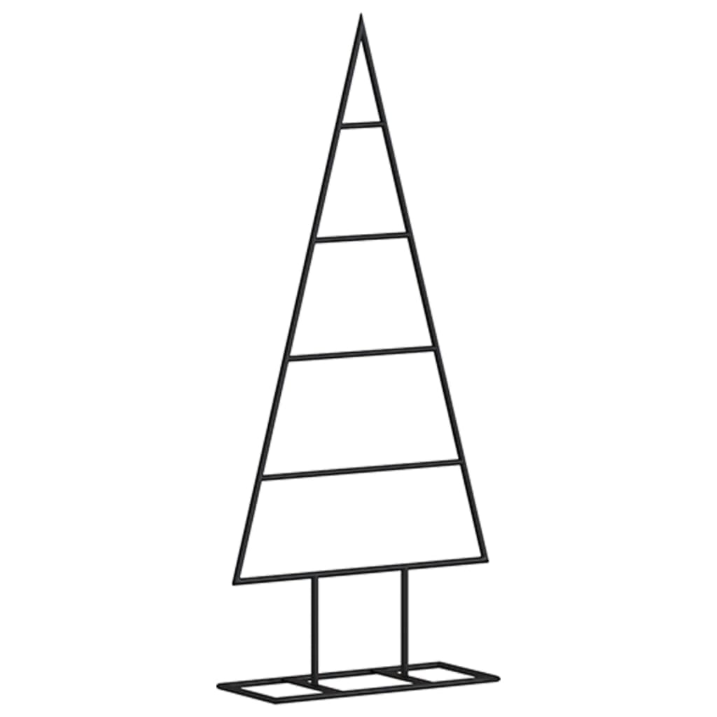 Metal Christmas tree, black, 60 cm