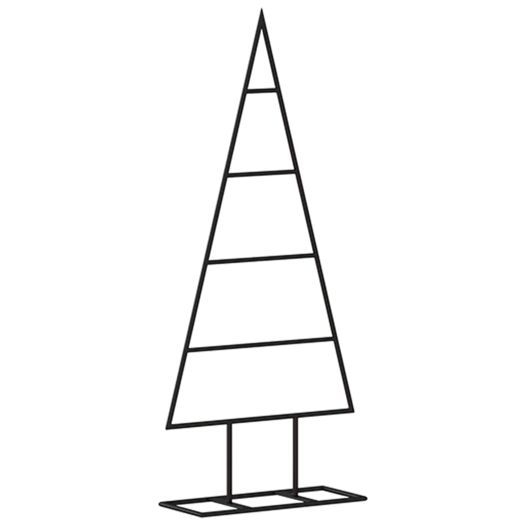 Metal Christmas tree, black, 60 cm