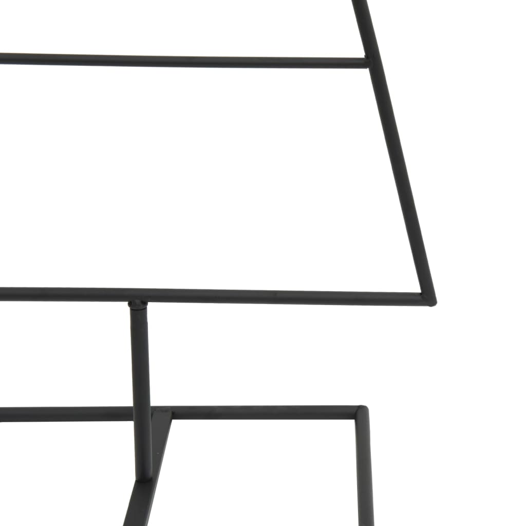 Metalinė Kalėdų eglutė, POLAR GROVE, juodos spalvos, 125cm.