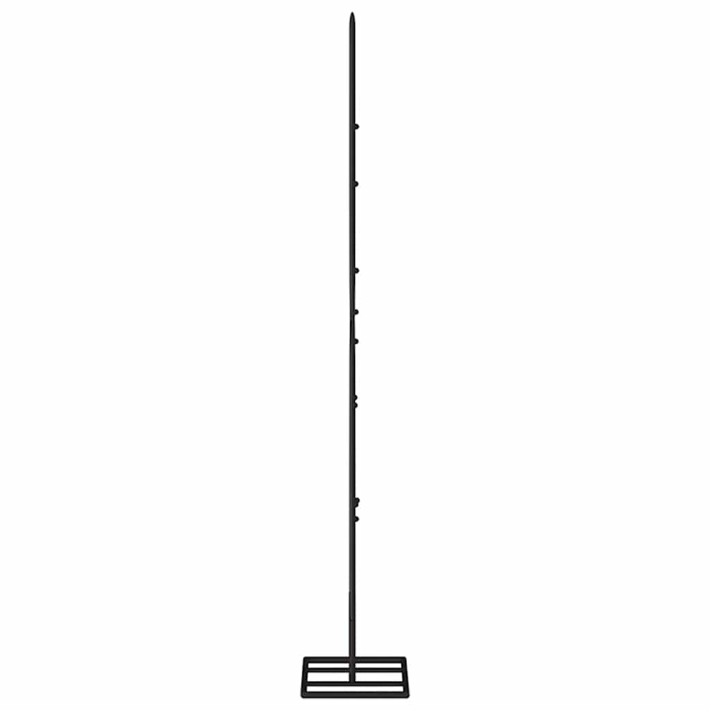 Metalinė Kalėdų eglutė, juodos spalvos, 90 cm