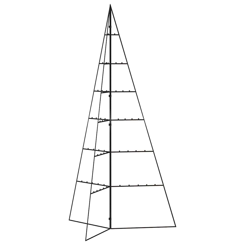 Metalinė Kalėdų eglutė, POLAR GROVE, juodos spalvos, 140 cm.