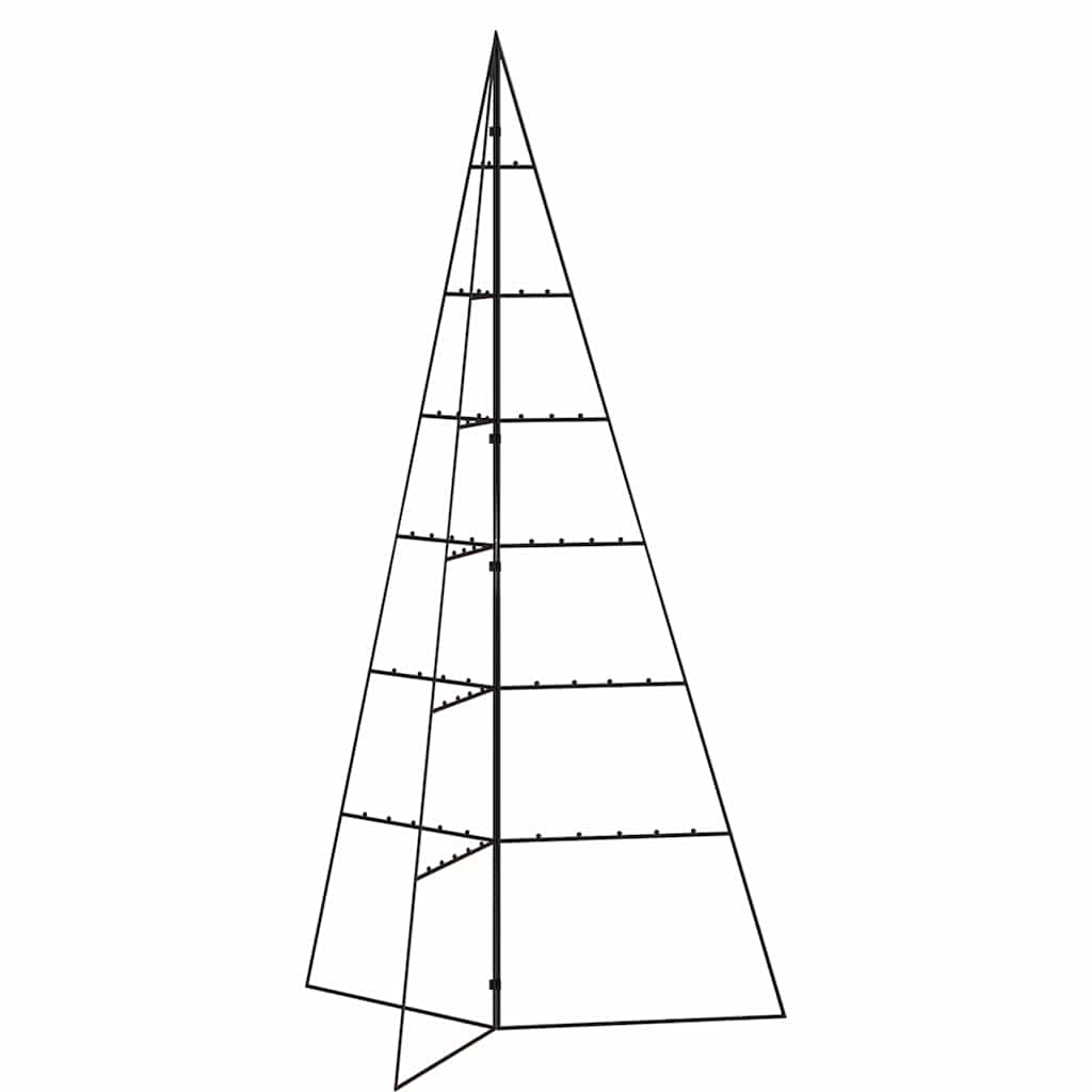 Metalinė Kalėdų eglutė, POLAR GROVE, juodos spalvos, 140 cm.