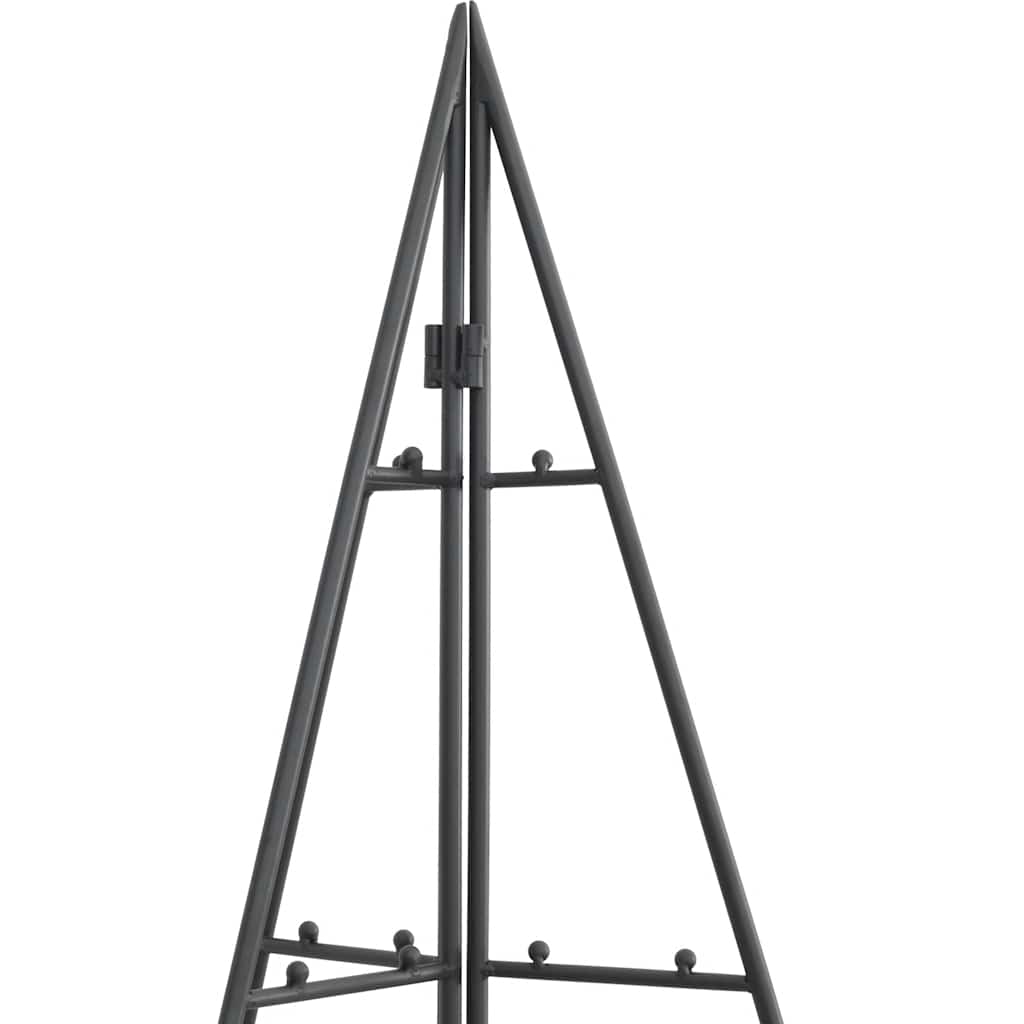 Metalinė Kalėdų eglutė, POLAR GROVE, juodos spalvos, 140 cm.