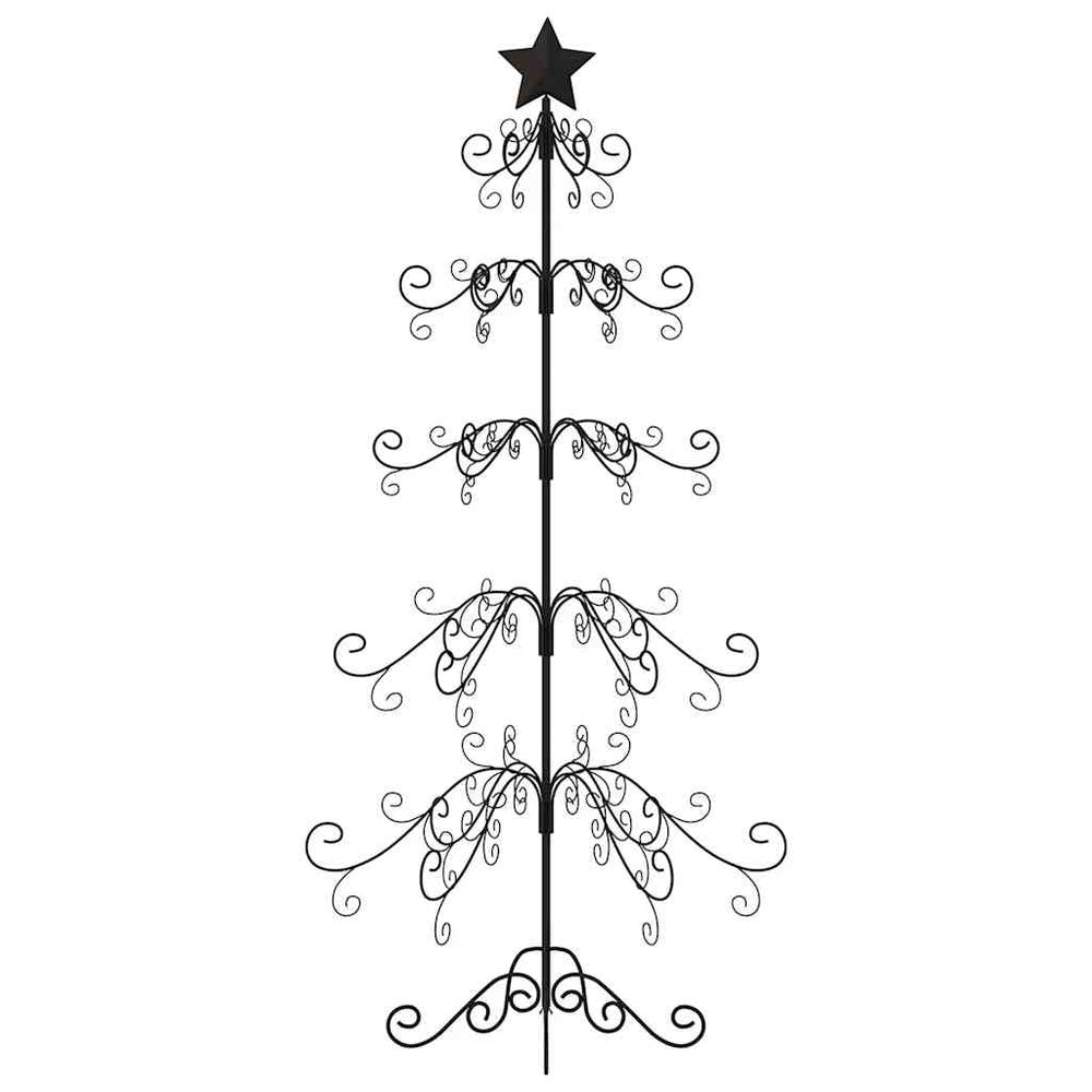 Metalinė Kalėdų eglutė, POLAR GROVE, juodos spalvos, 150 cm.