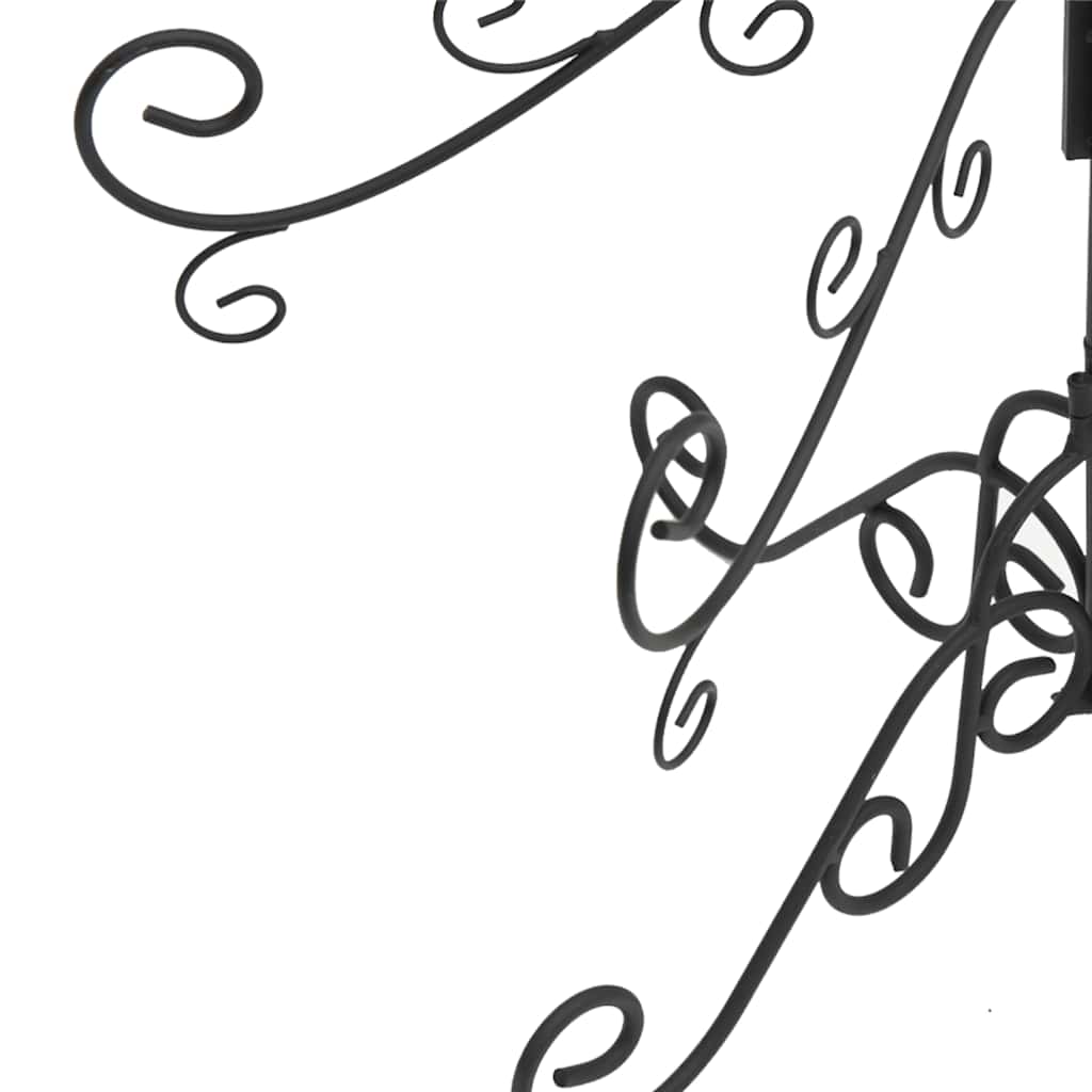 Metalinė Kalėdų eglutė, POLAR GROVE, juodos spalvos, 215 cm.