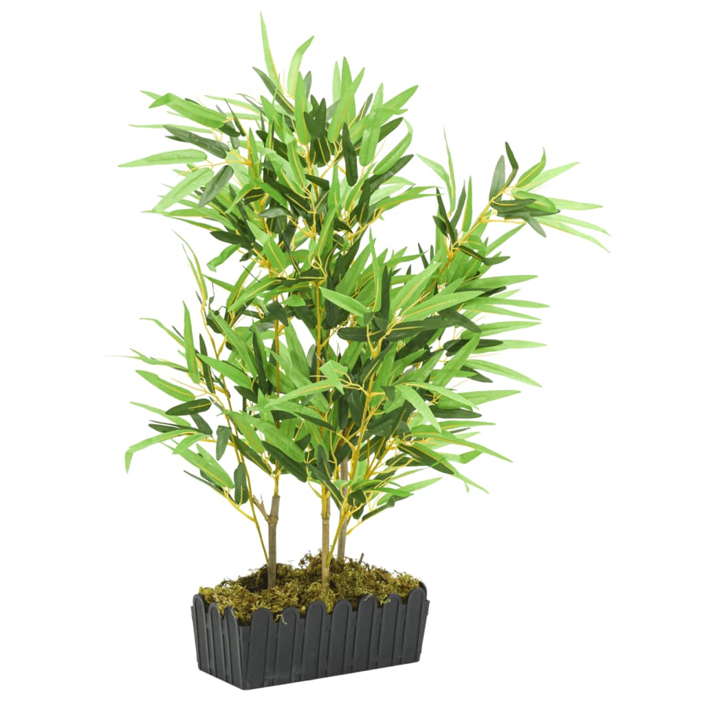 Artificial bamboo, green, 80cm, 500 leaves