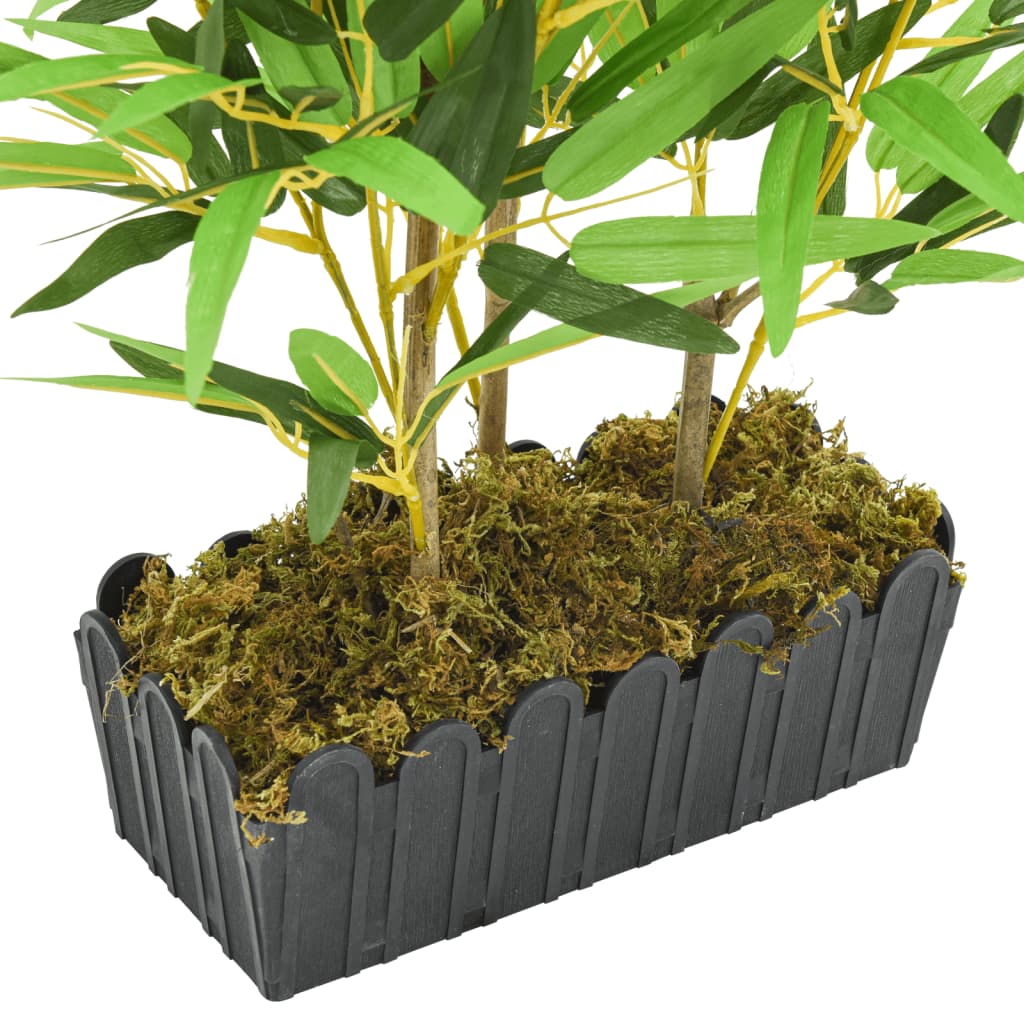Artificial bamboo, green, 80cm, 500 leaves