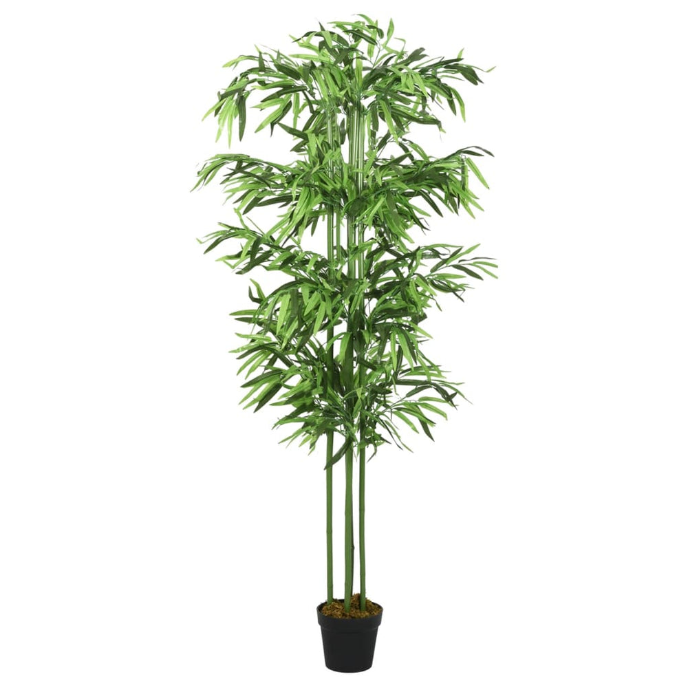 Artificial bamboo, green, 150cm, 576 leaves