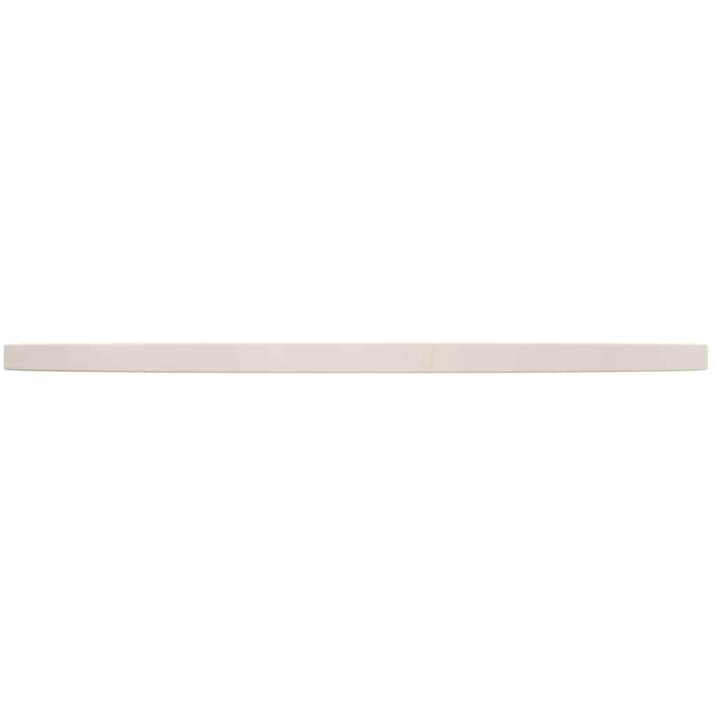 Tabletop, white, 70x3 cm, solid pine, round
