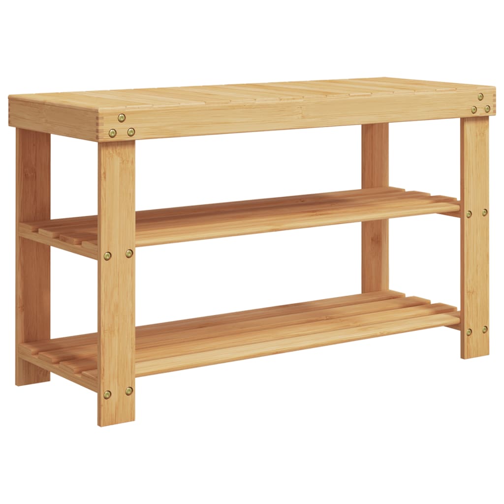 Apavu plaukts, 3 līmeņi, 70x27,5x45cm, bambuss