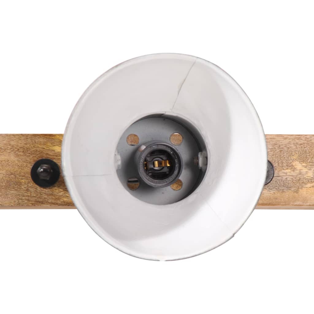 Sienas lampa, balināta zila, 65x25cm, 25W, E27