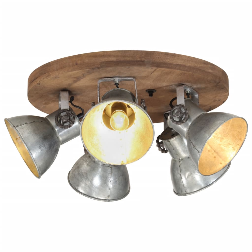 Ceiling light, silver, 50x50x25cm, 25W, E27
