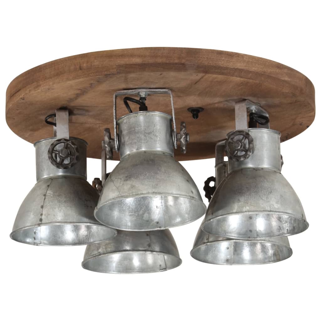 Ceiling light, silver, 50x50x25cm, 25W, E27