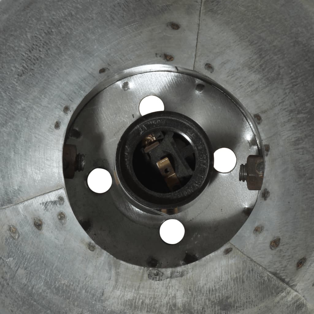 Ceiling light, silver, 50x50x25cm, 25W, E27