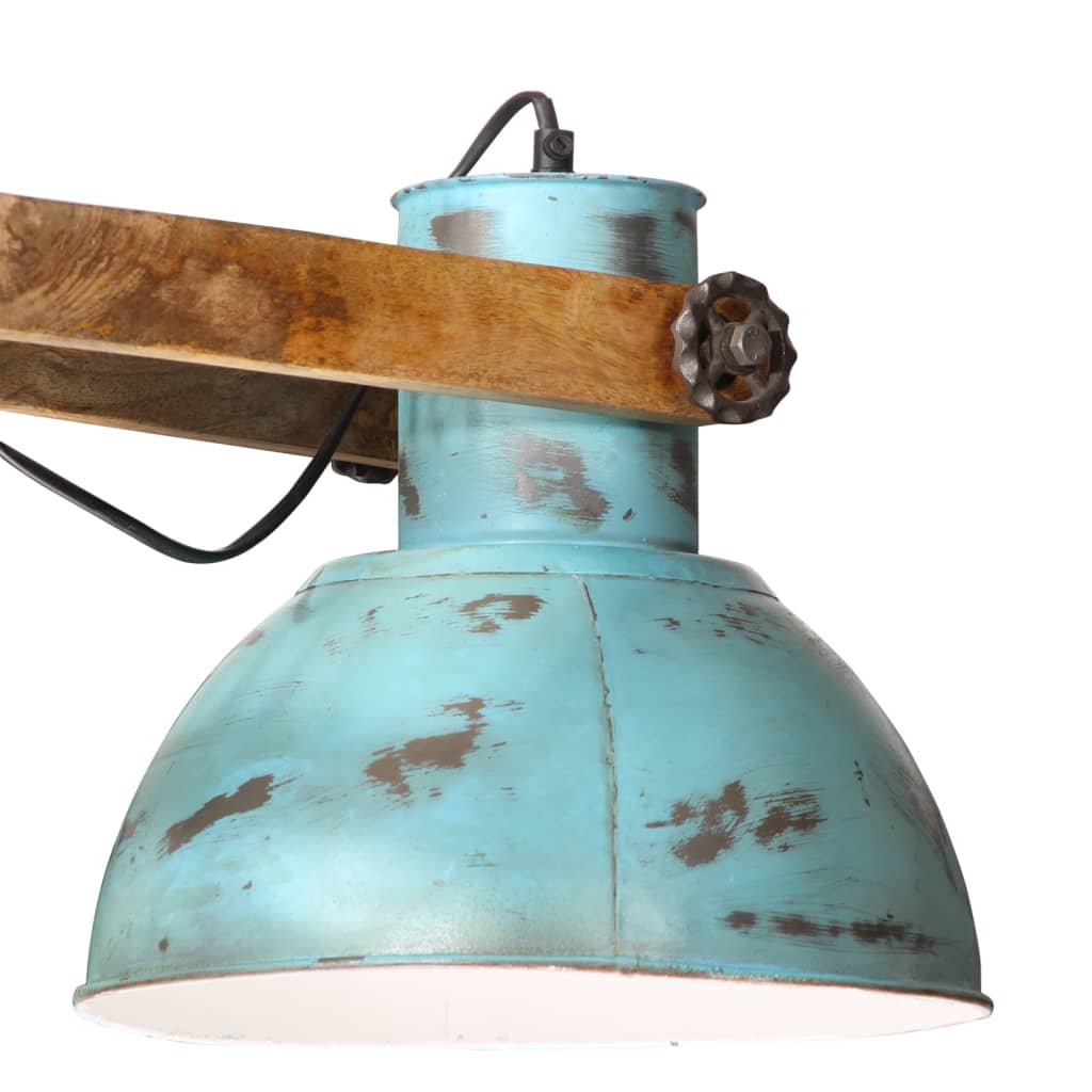 Piekaramā lampa, balināta zila, 85x28x109cm, 25W