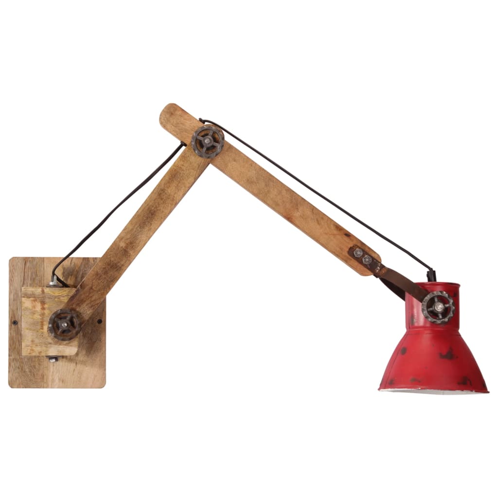 Wall light, bleached red, 96x15x20cm, 25W, E27