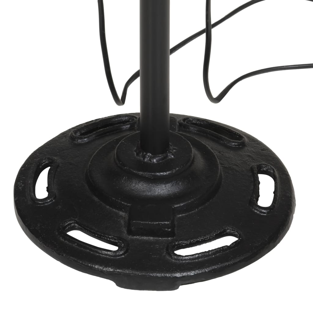 Toršeras, baltintos raudonos spalvos, 25x25x90/140cm, 25W, E27