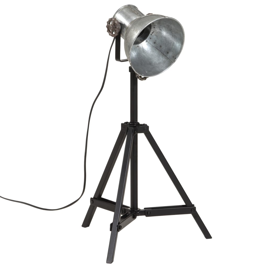 Stāvlampa, sudraba, 35x35x65/95cm, 25W, E27, vintāžas