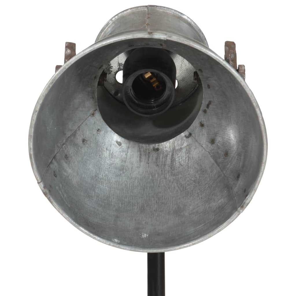 Stāvlampa, sudraba, 35x35x65/95cm, 25W, E27, vintāžas