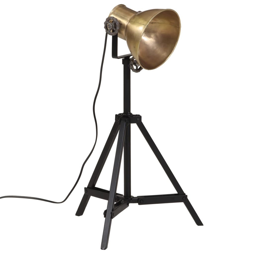 Floor lamp, brass, 35x35x65/95cm, 25W, E27, antique