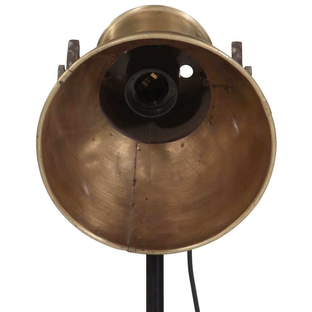 Floor lamp, brass, 35x35x65/95cm, 25W, E27, antique