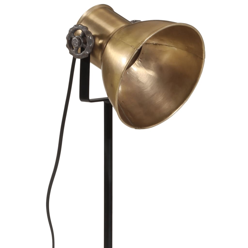 Floor lamp, brass, 35x35x65/95cm, 25W, E27, antique