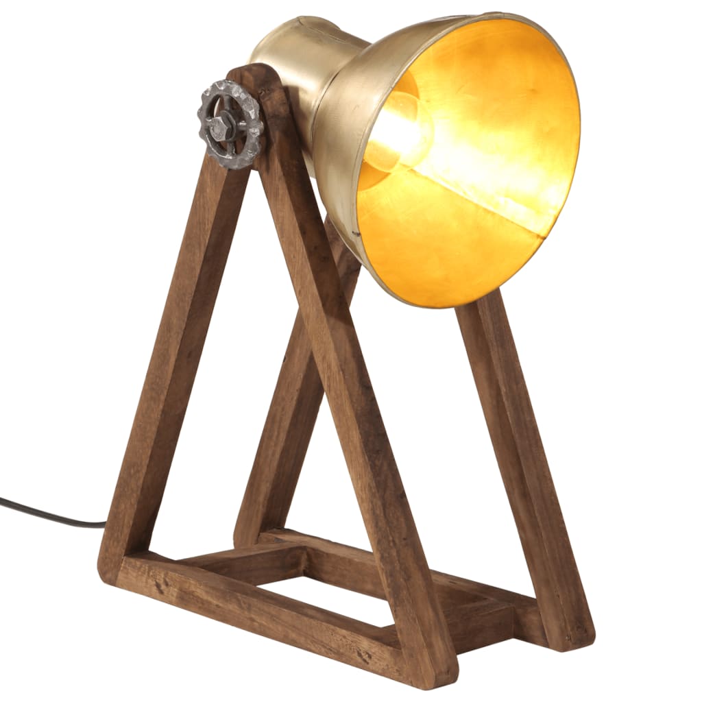 Desk lamp, brass, 30x17x40cm, 25W, E27