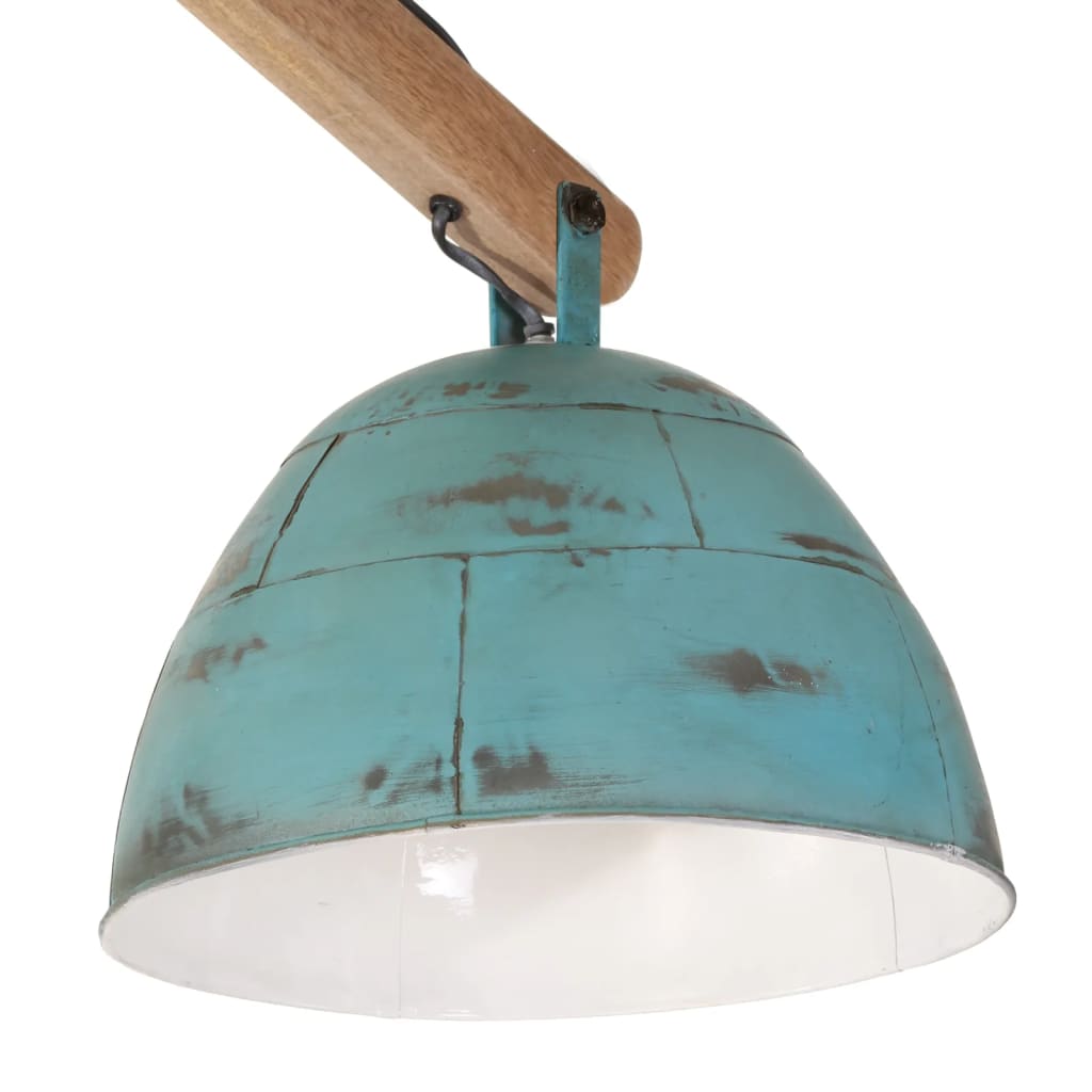 Griestu lampa, balināta zila, 29x18x85cm, 25W, E27
