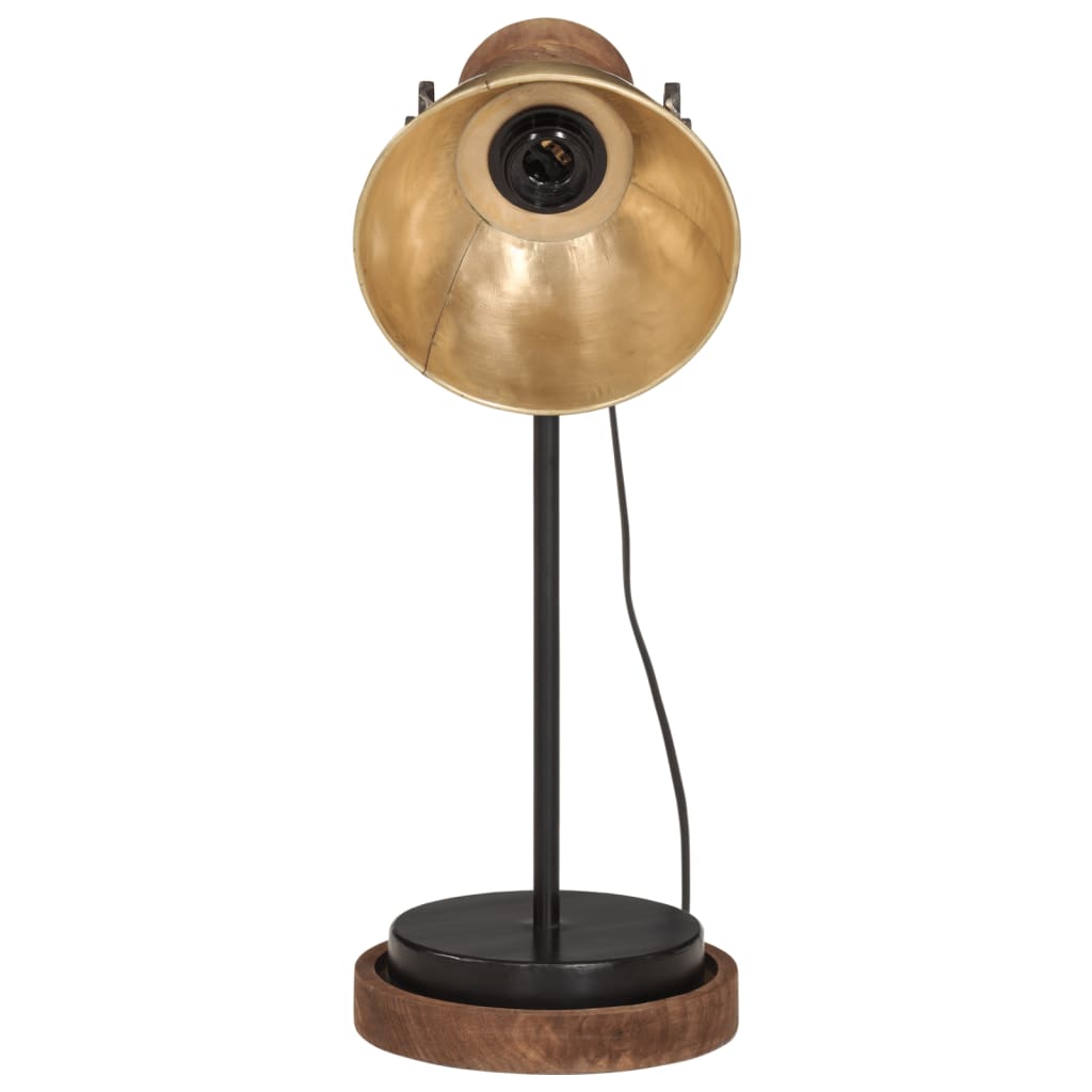 Rakstāmgalda lampa, misiņš, 17x17x50cm, 25W, E27